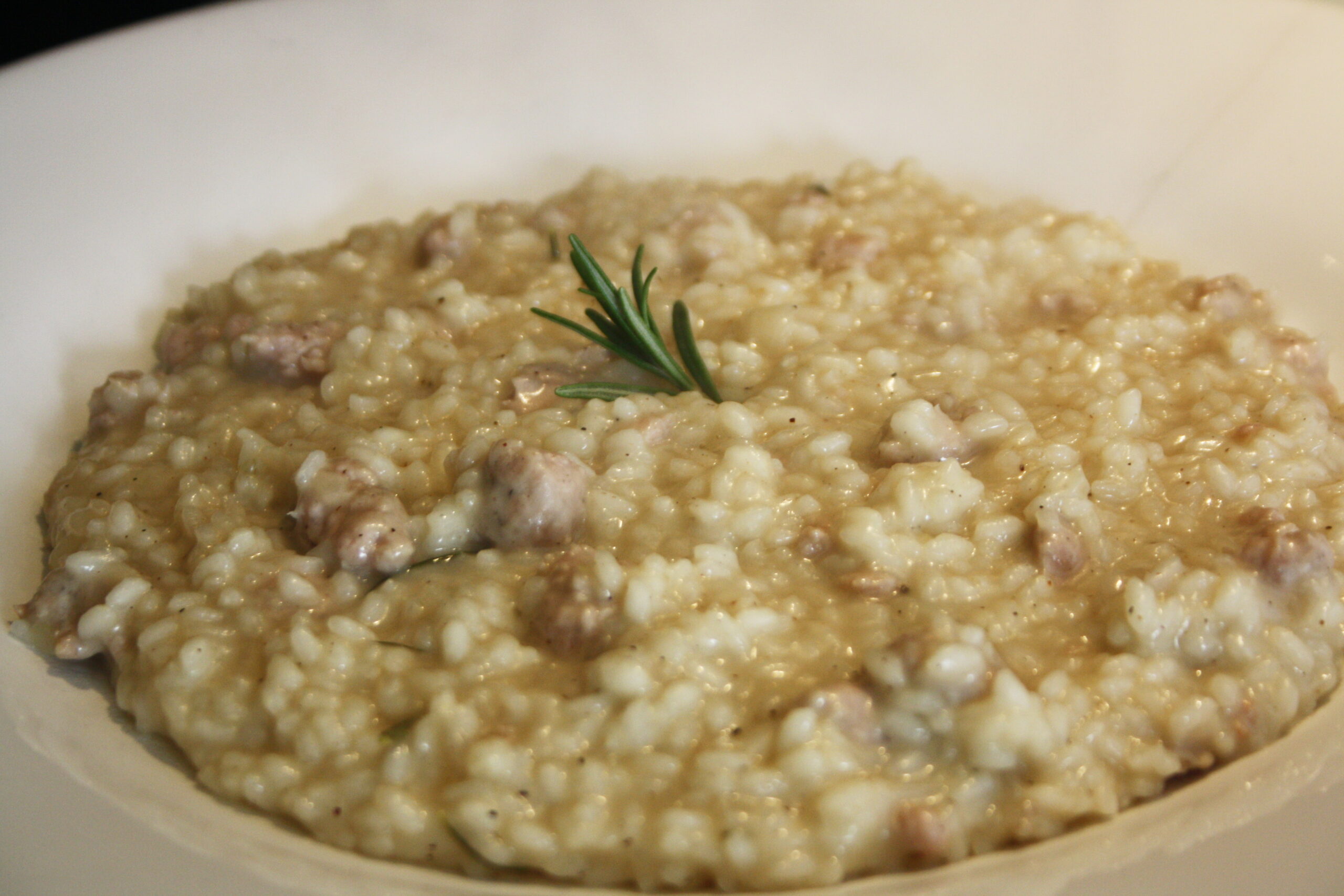 Risotto vènet: salsitxa i Asiago
